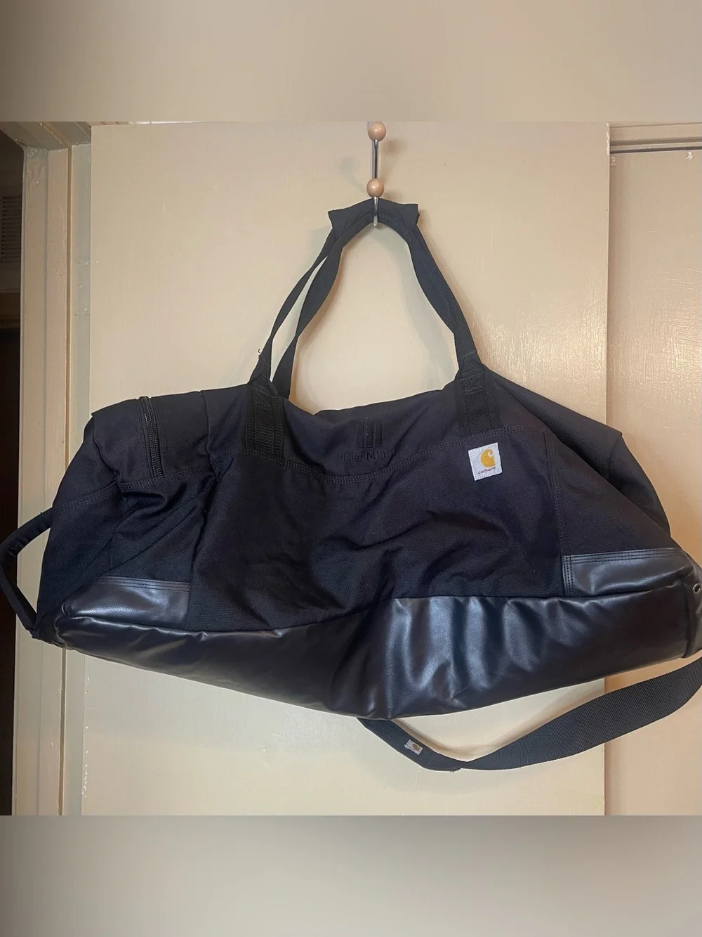 black Carhartt 120L duffle bag